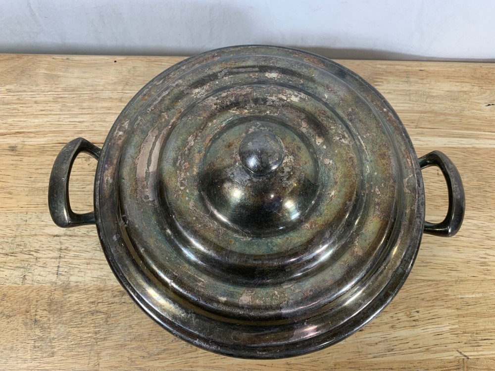 FB Rogers Silver Company Silverplate Casserole Dish 9"