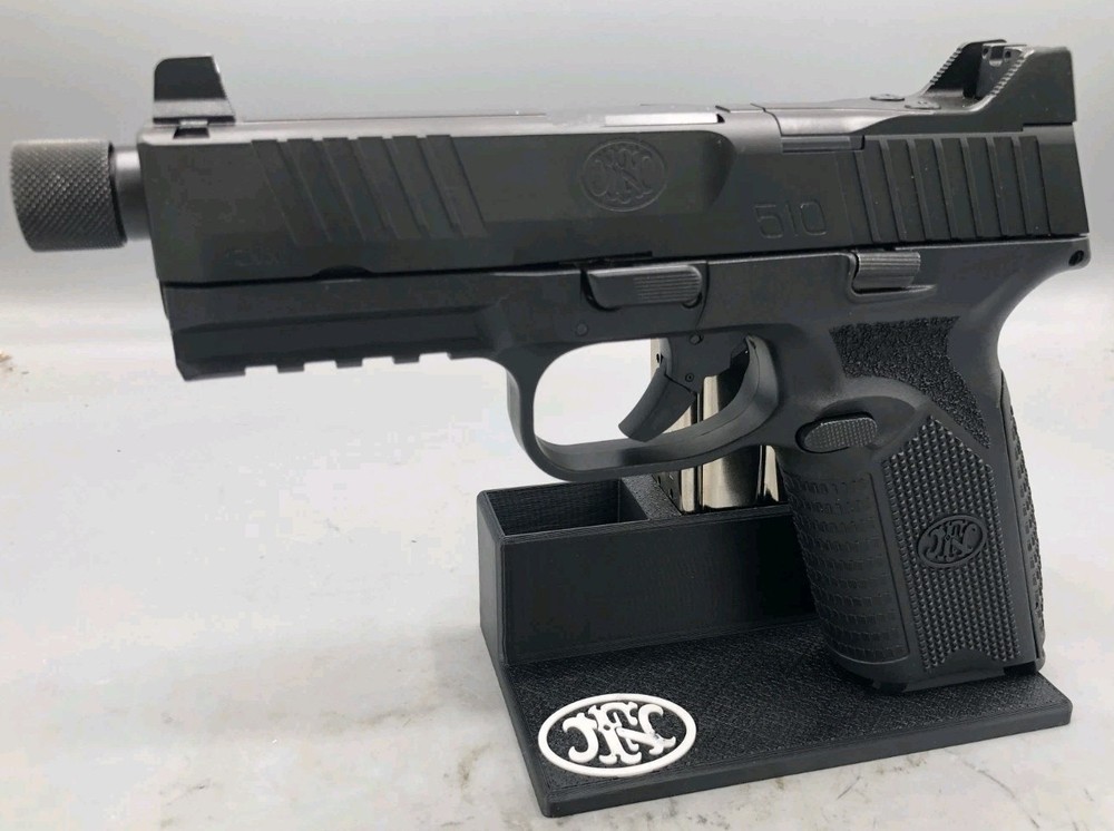 Pistol Display Stand For FN 510 - Multiple Colors Available!