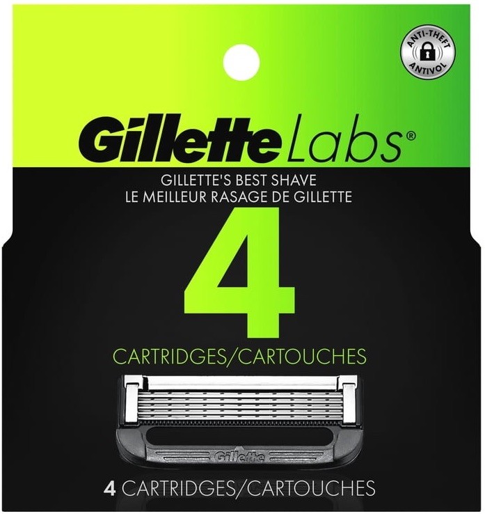 Gillette Labs Razor Blade Refills - 4 Cartridges