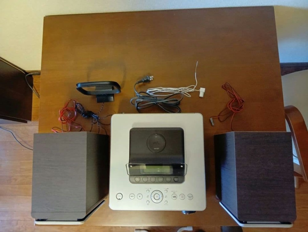 SONY CMT-E300HD HDD CD Mini Component Stereo System w/Remote Tested Japan