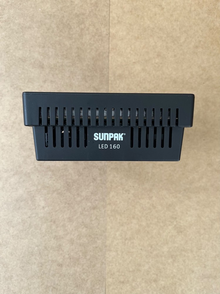 Sunpak LED 160 Video Light, VL-LED-160, Tested Working, LIGHT ONLY