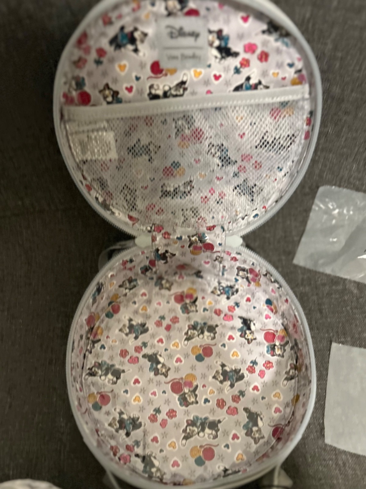 NEW Vera Bradley Disney MICKEY Mouse PICCADILL PAISLEY Whimsy Cosmetic Case NWT