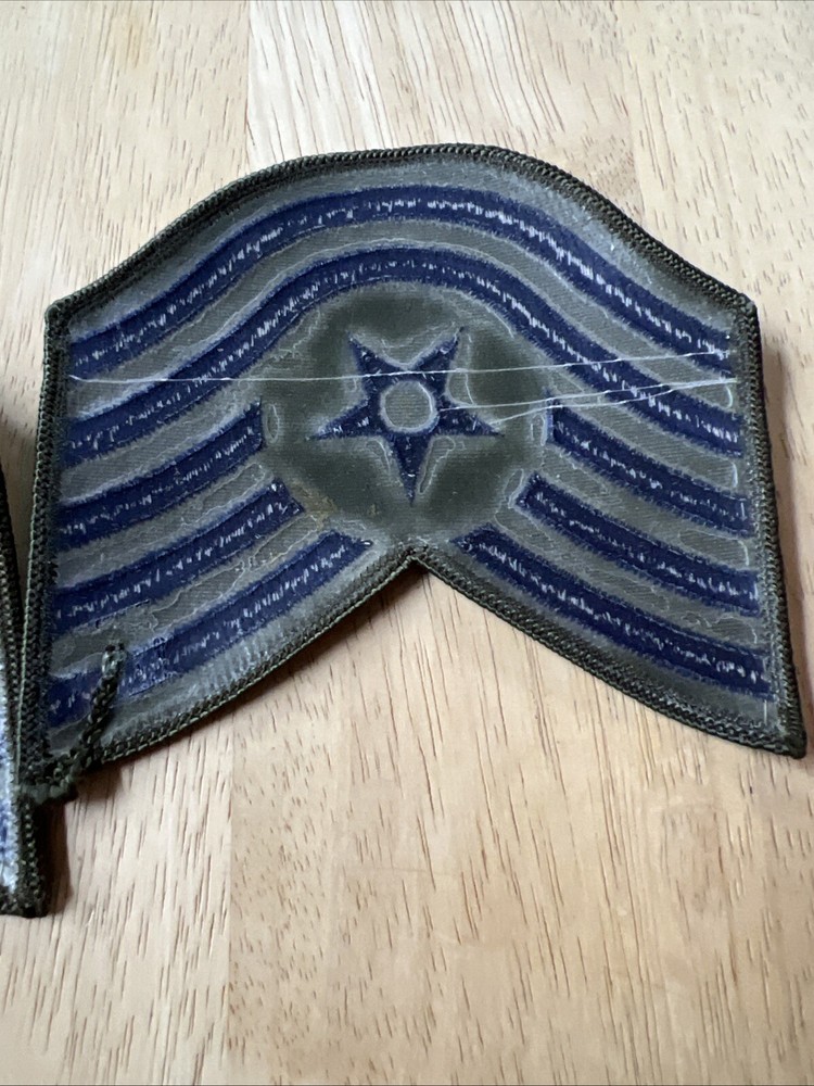 Vintage US Air Force Tech Sergeant Rank Patch Insignia E-6 E6 USAF.