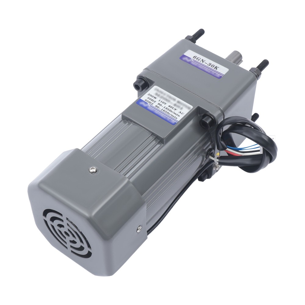 200W 20K Adjustable Speed Motor AC Gear Motor Reversible Motor with Controller
