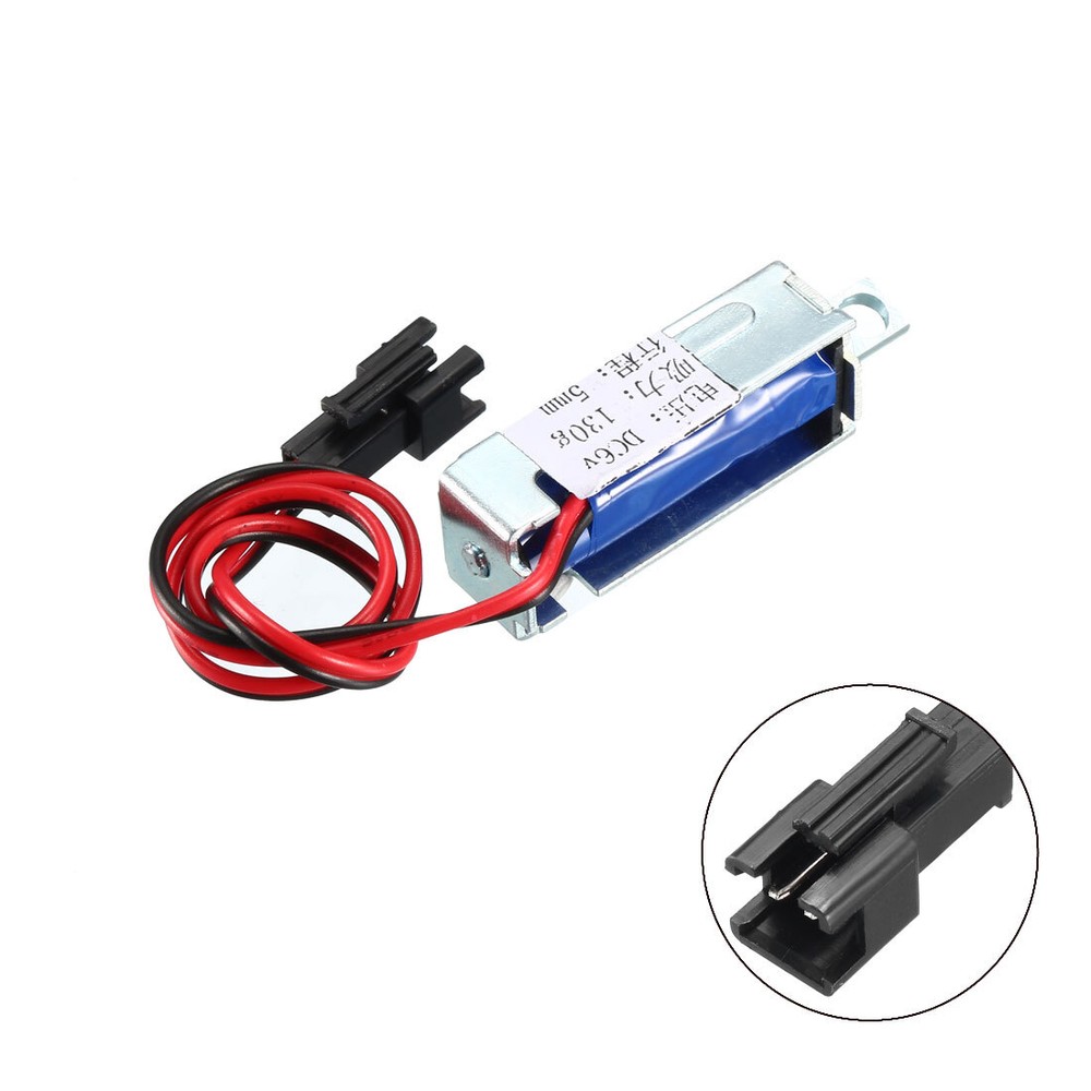 DC6V 1.5A 5mm Electromagnetic Solenoid Pull Type Block for Door Lock