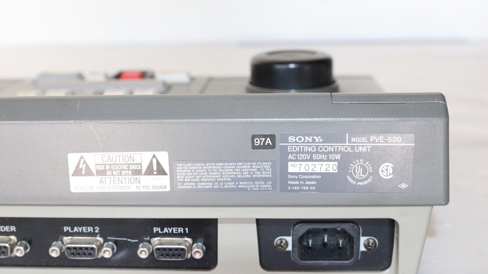Sony Beta Cam SP Editing System Converts Analog Video into Digital Computer File