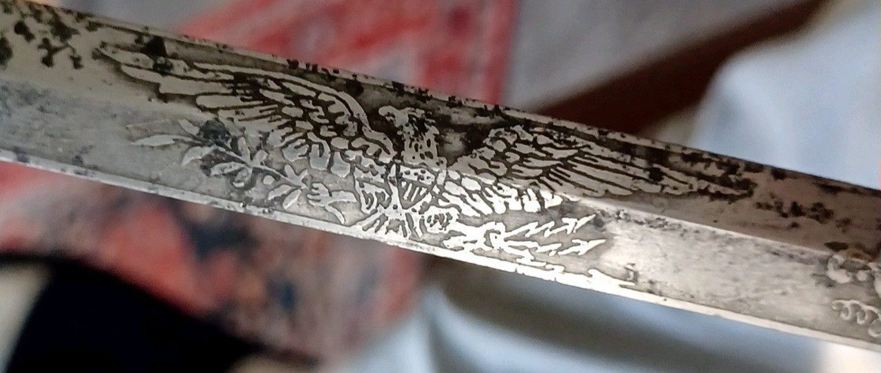 U.S. Army Officer Dress Sword Model 1902 Eagle Guard Solingen Blade c.1895–1918