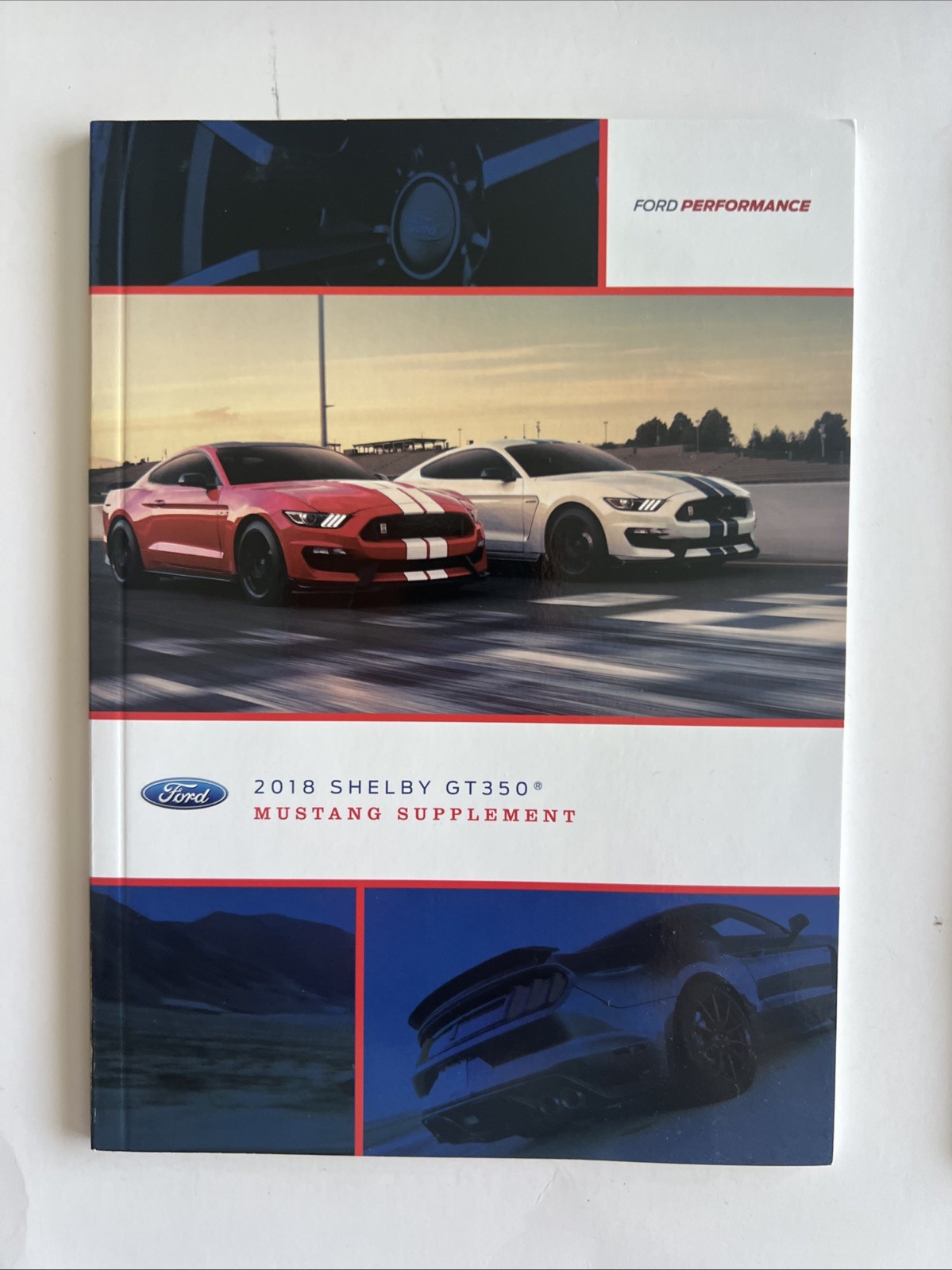 2018 FORD MUSTANG SHELBY GT350 GT 350 OWNERS MANUAL SET OEM USED
