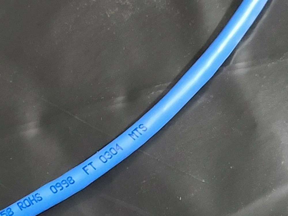 Belden 2413 23/4P Enhanced CAT6+ UTP DataTwist Network Cable Plenum Blue /100ft