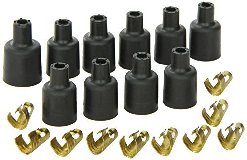 10 180 degree socket style Spark Plug Distributor Magneto Coil Terminal & Boot