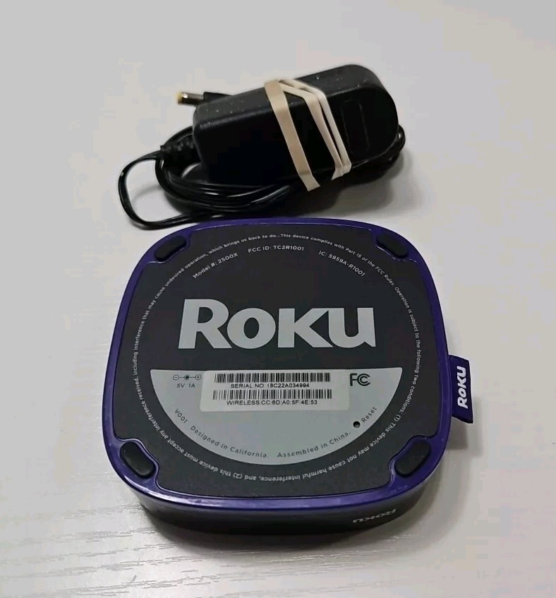 Roku HD Model 2500X Media Streamer (NO REMOTE)