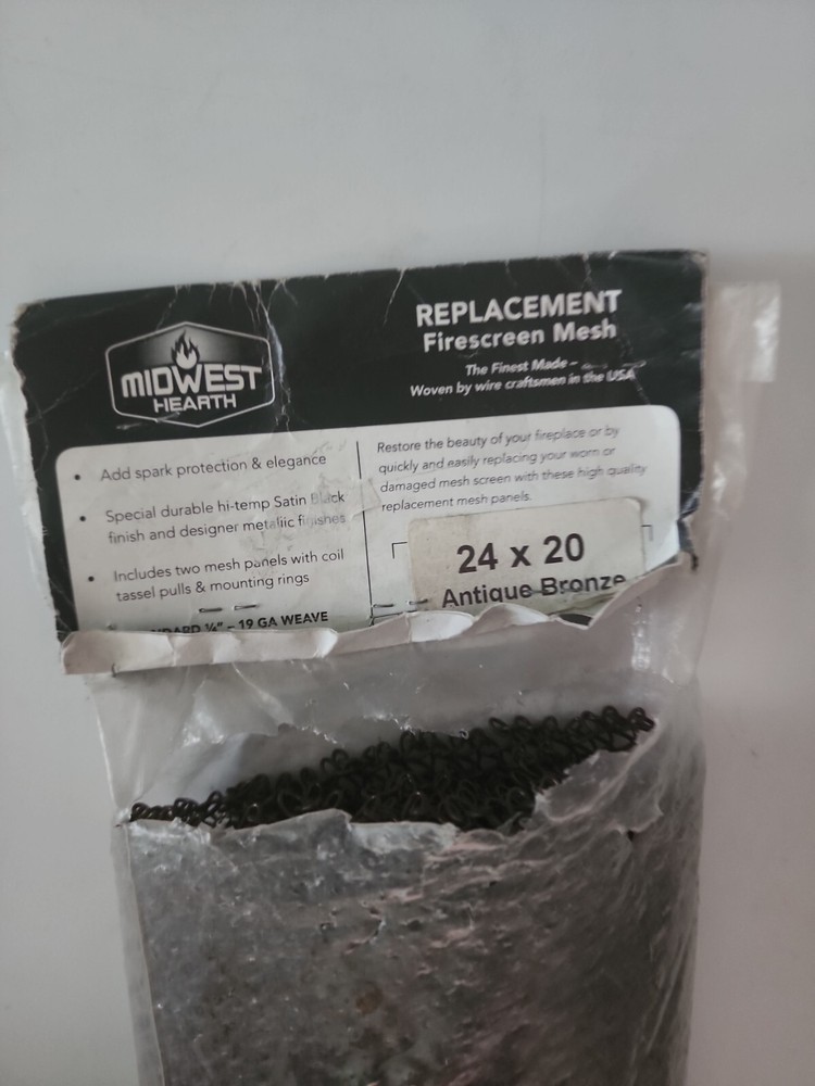 Fireplace Screen Mesh Curtain