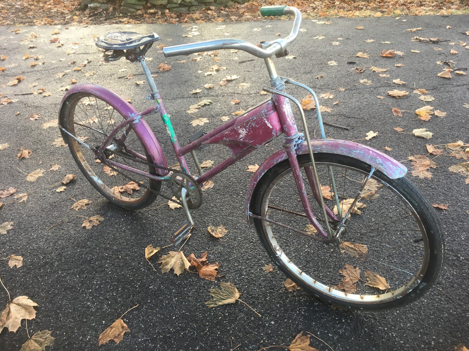 GOODYEAR 50'S BICYCLE VINTAGE FIRE POLICE . TANK BICYCLE SIREN