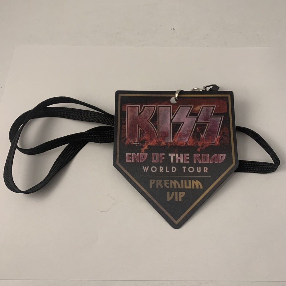 KISS End of the Road Tour 3-D Soundcheck Lanyard 2022 Version
