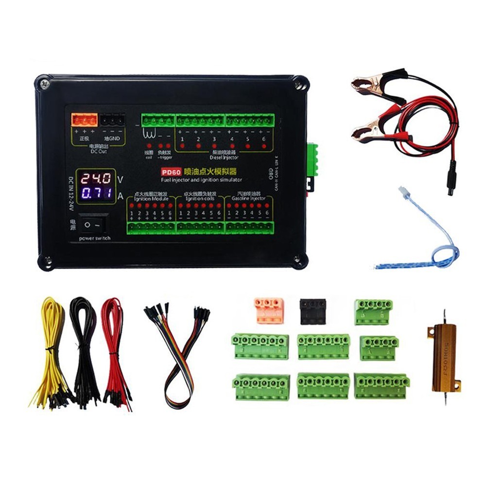 PD60 ECU Testing Equipment For Efficient Injector And Ignition Simulation