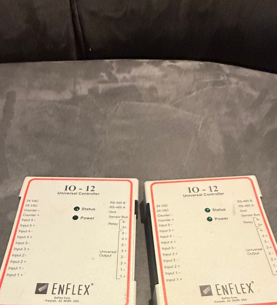 2-Enflex IO-12 Universal Controllers!