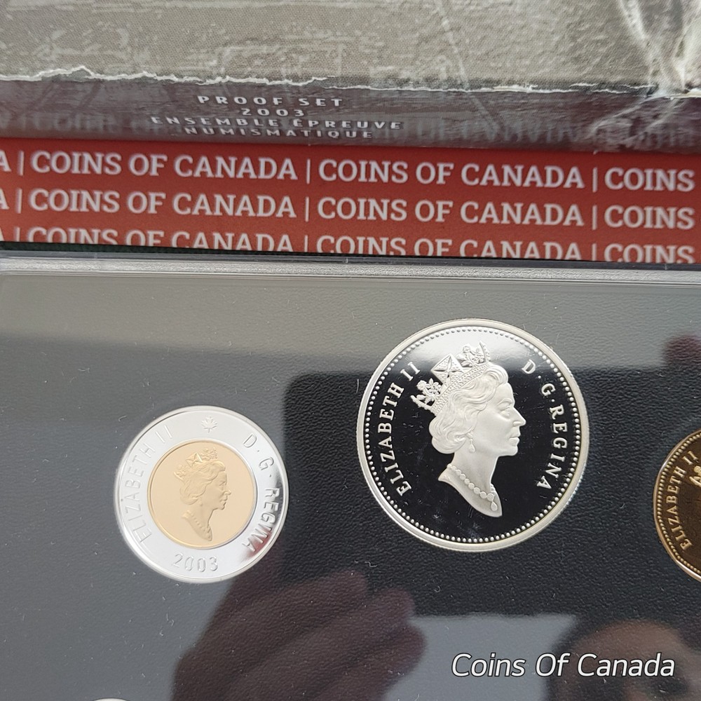 2003 Canada 8 Coin Proof Set - With Special Edition Silver Dollar #coinsofcanada
