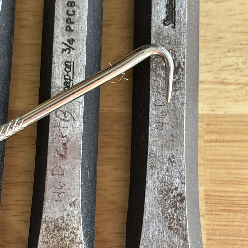 Snap On Flat Chisel Set Complete 5pc No Pouch PPC50AK USA