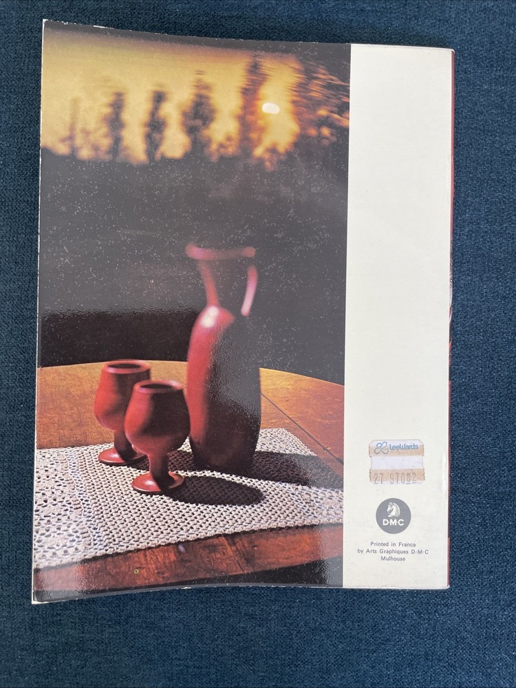 DMC Crochet Thread Pattern Book Curtains-tablecloths-placemats Patterns