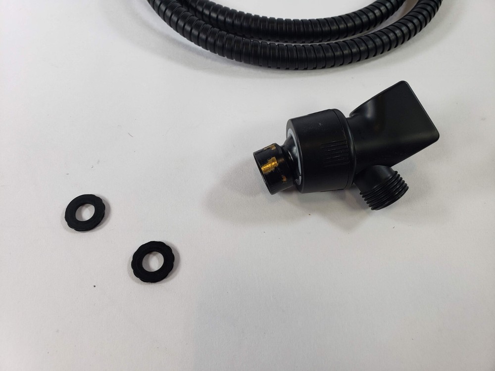 Cobbe 8 Functions Shower Head With Handheld, Set with Hose, Matte Black