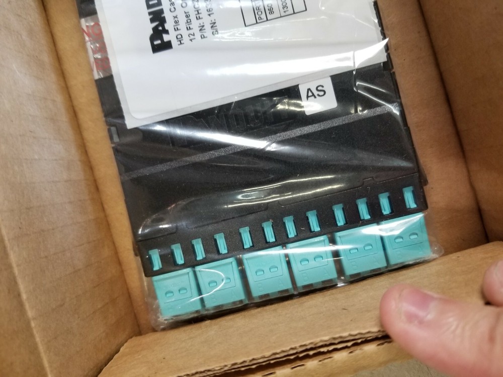 Panduit HD Flex Network Patch Panel 6 Port FHCZO-12-10AS