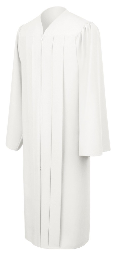 Matte White Choir Robe
