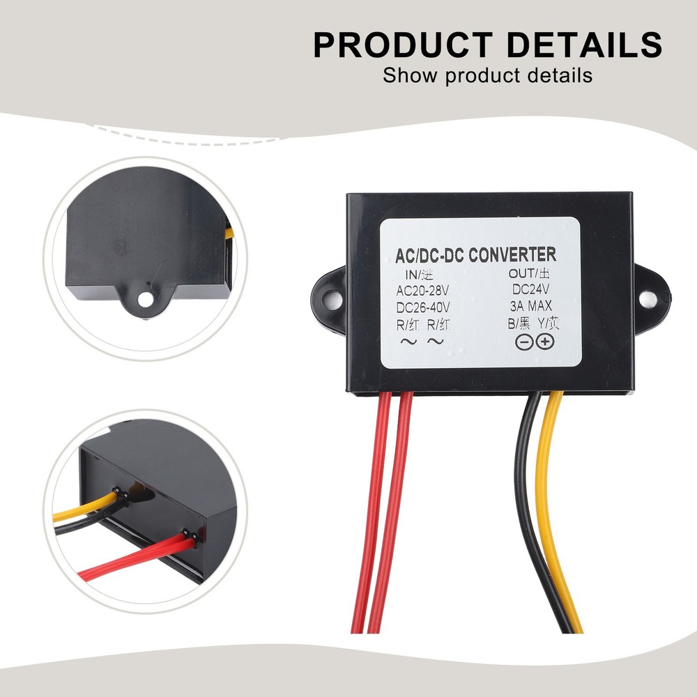 Robust Power Converter from AC to DC with Overload Protection Features