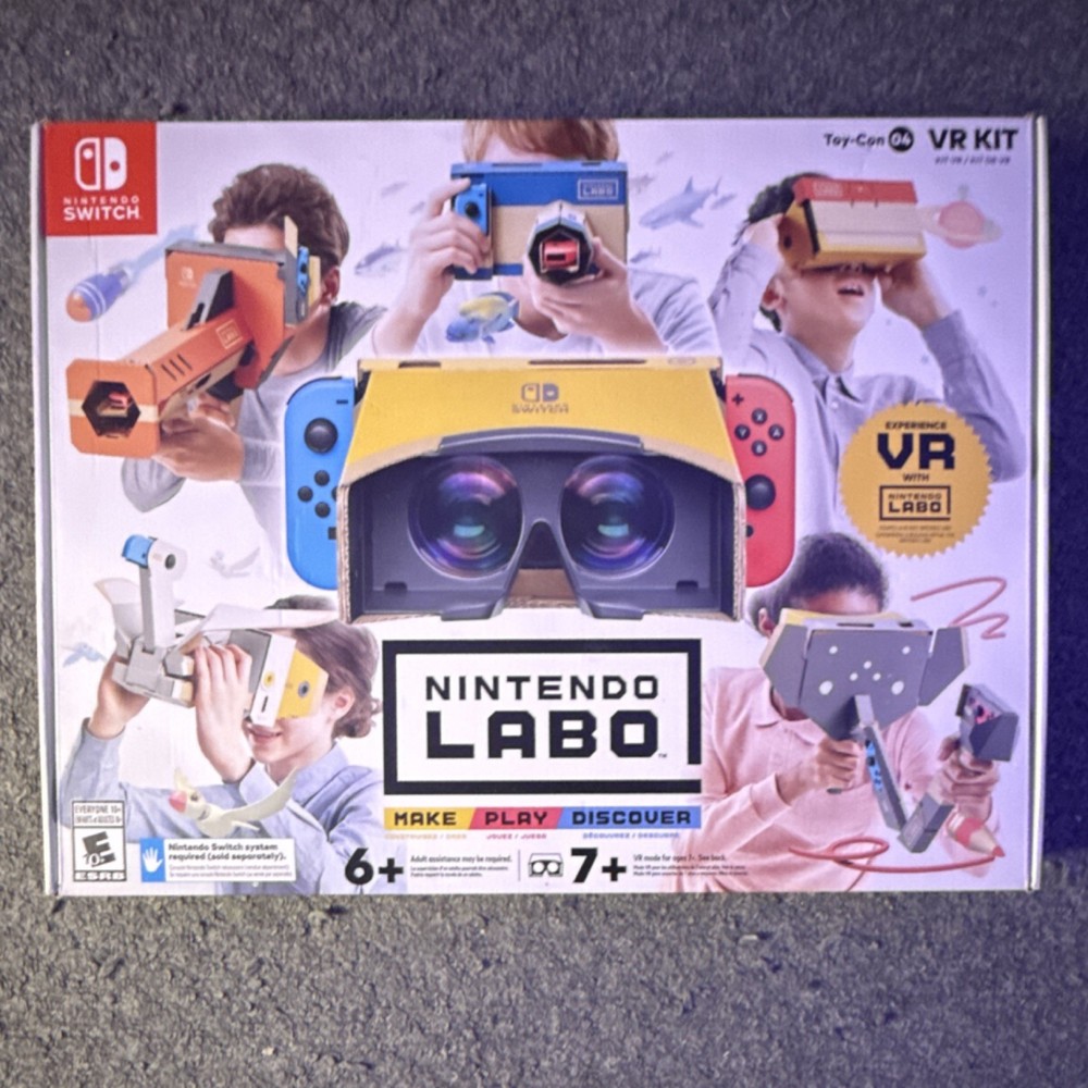 Nintendo Labo Toy-Con 04 VR Kit Bundle for Switch, SEALED/UNOPENED.