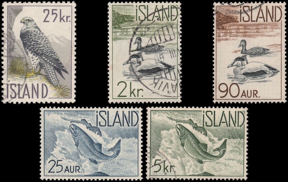 Iceland #319-323 set Used