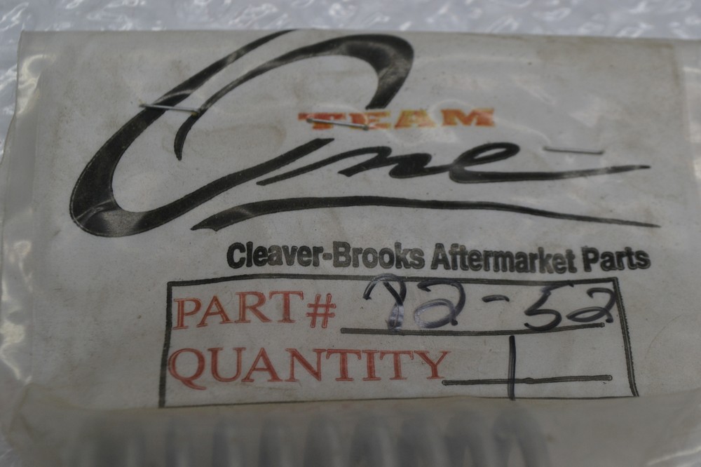 CLEAVER-BROOKS TEAM ONE 82-52 SPRING NSMP