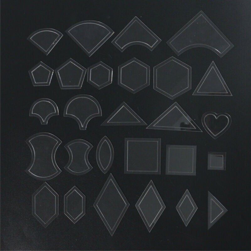 Acrylic Quilting Templates Sewing Stencils Patchwork Ruler Sewing DIY craft tool