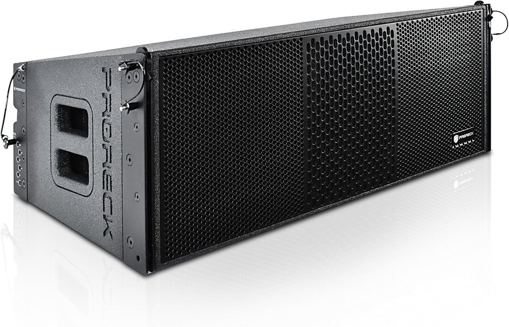 PRORECK Dual 10'' Full Range 5000W P.M.P.O Powered Line Array Speaker (PR-210BP)