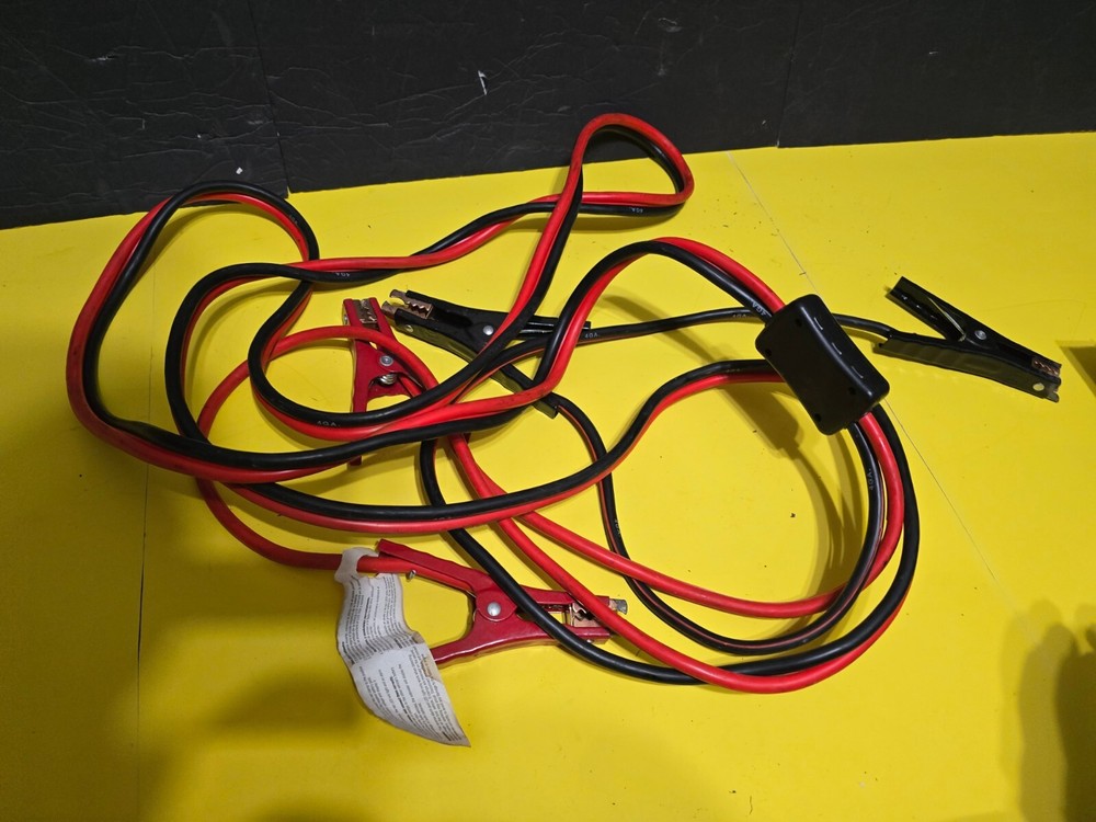 Duralast 16 ft Battery Booster Jumper Cable With Digital Voltmeter