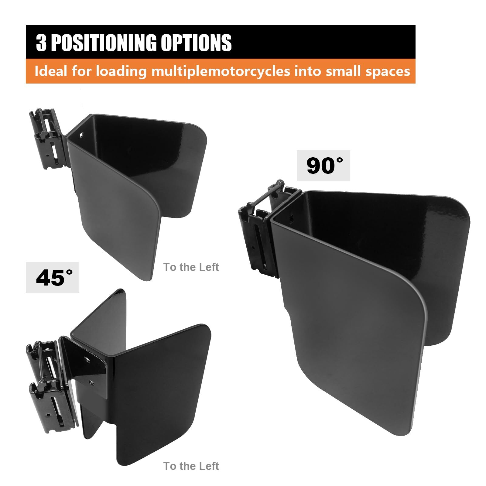 4 pack E-track Wheel Chock Strap Kit Motorcycle Wheel Chocks Heavy Duty Powder