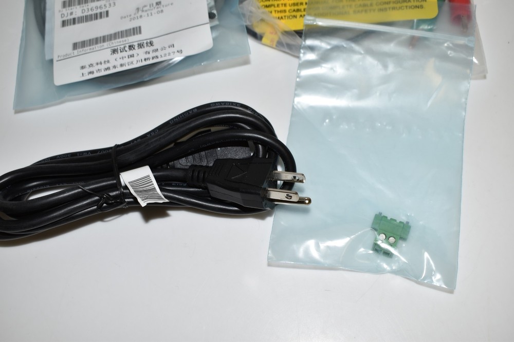 KEITHLEY CURRENT SOURCE KIT- 237-308-1E2 SPADE LUG CABLE- 8501-2 -NEW (UWN11)