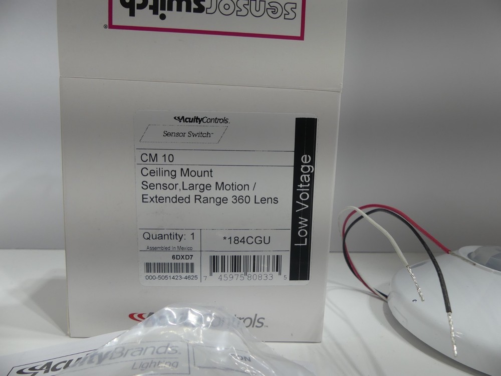 Lithonia Lighting CM 10 Sensor Switch White