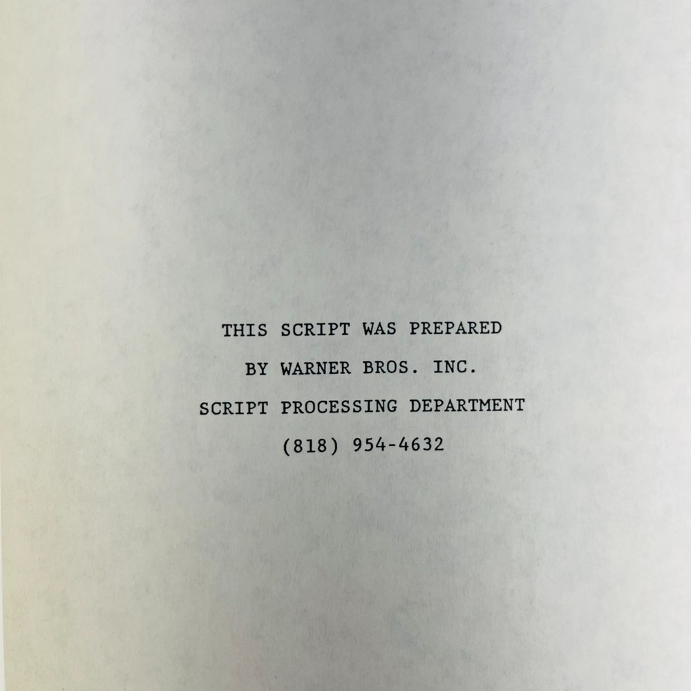 Lean On Me Screenplay Warner Bros 1988 Fifth Revised Draft Michael Schiffer