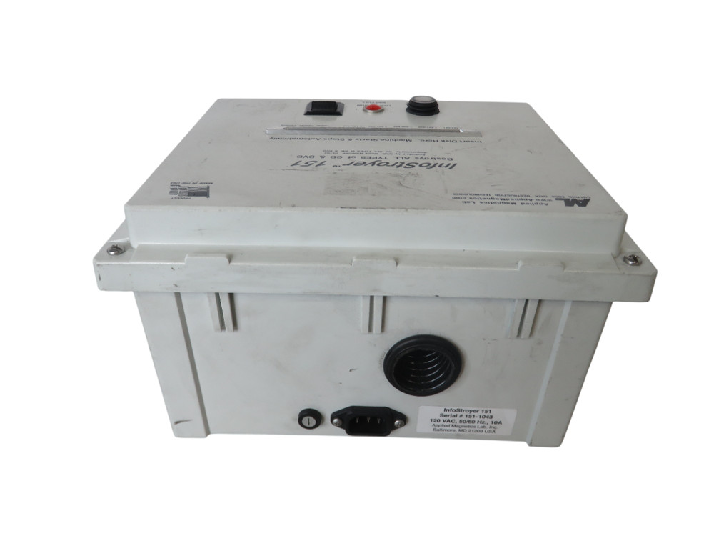 InfoStroyer 151 compact high-security optical media destroyer
