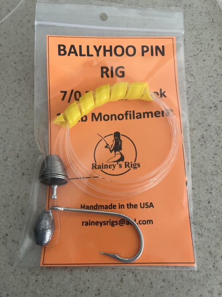Ballyhoo Pin Rig - Mustad Hooks