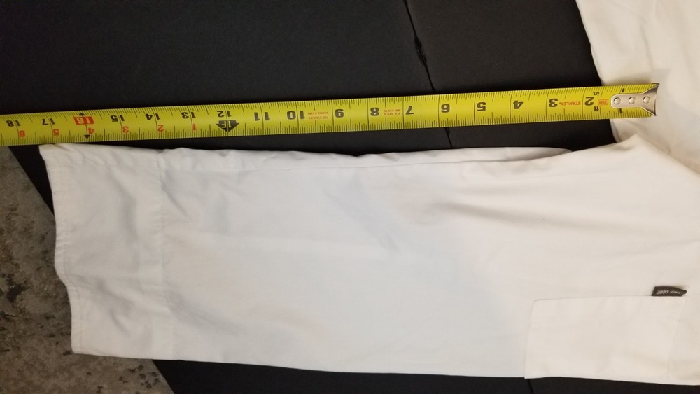 Chefs Shirt/Jacket White size Large. Chef Code.