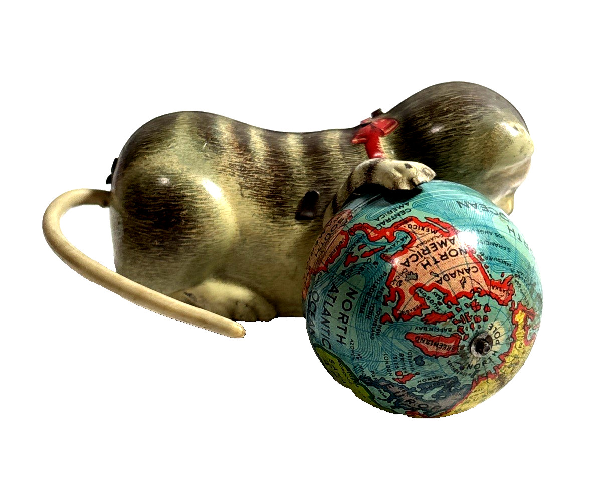 2 VTG Tin Lithograph Wind Up Toys W. German 1950-1960 Good working order, 1 key