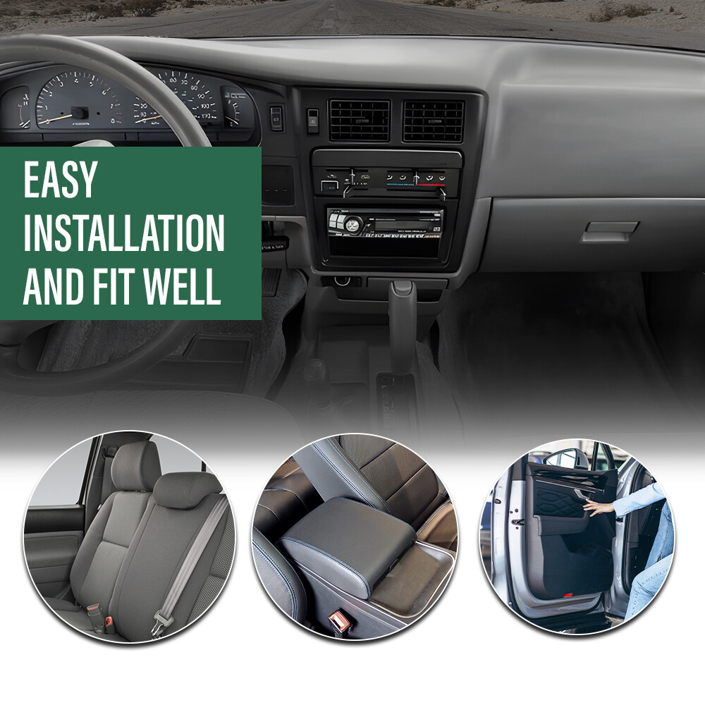 For 95-97 Toyota Tacoma Dash Center Air Vent Radio Bezel Trim Panel Cup Holder