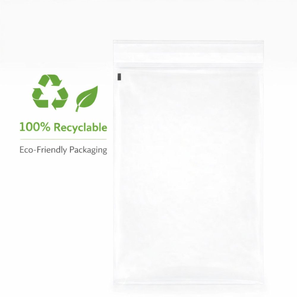 Clear Resealable OPP Cello Bags 1.5 Mil Poly w/ Suffocation Warning – Multi Size