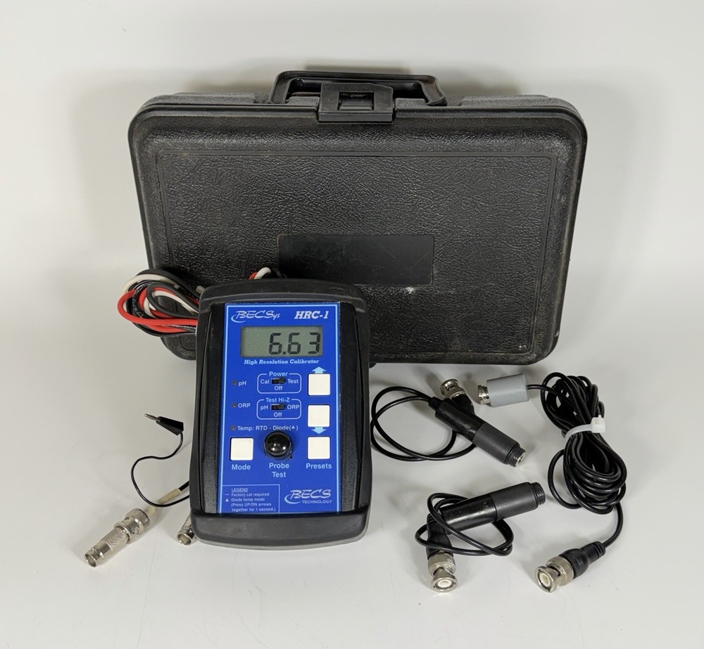 BECS Technology BECSys HRC-1 High-Performance Compact PH / ORP Tester with Probs