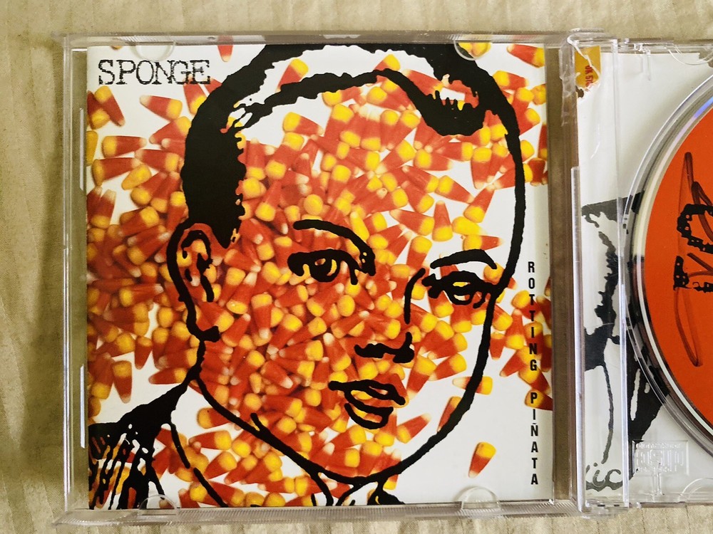 SPONGE “ROTTING PINATA” SIGNED Band AUTOGRAPH CD