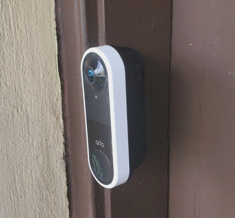 Arlo Essential Wired Doorbell Wedge 90 Degree Angle Mount Bracket UV Resistant