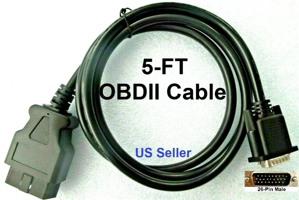 OBD2 OBDII Cable Compatible with Autek iKEY-820 Key Programmer Diagnostic Tool