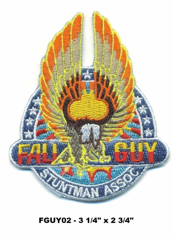 3 INCH FALLGUY HOOK VEL-KRO PATCH - FGUY02V