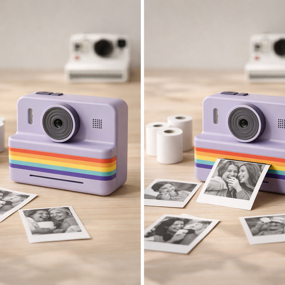 Polaroid Style Mini Instant Camera - Lilac