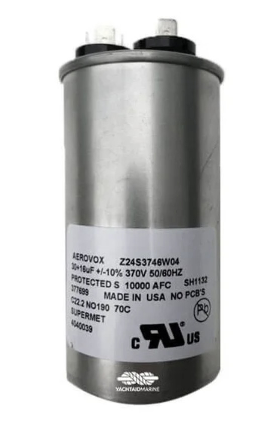 Dometic Capacitor DUAL 45MFD/16MFD 370V